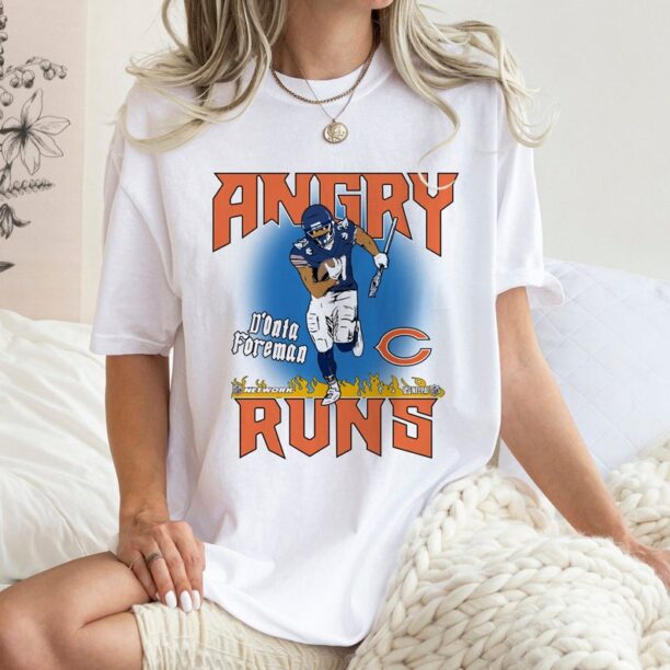 Angry Runs Bears D’onta Foreman Shirt, Angry Runs Bears Sweatshirt