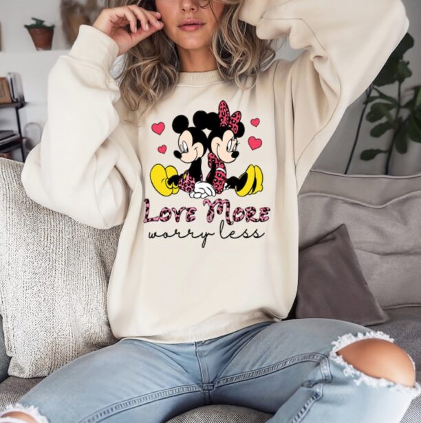 Minnie and Mickey Shirts and Sweatshirts, Valentines Day Gift, Couples Matching Shirt, Disneyland Trip Shirt