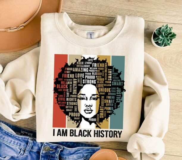 I am Black History Sweatshirt, Black History Is World History Shirt, Black Lives Matter Sweatshirt, My DNA Shirts