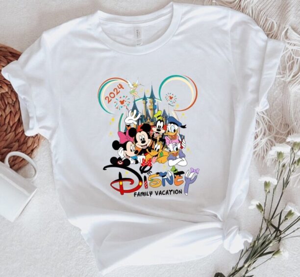 Disney Family Trip 2024 T-shirt, Disney Family T-shirt 2024, Disneyland Trip T-shirt