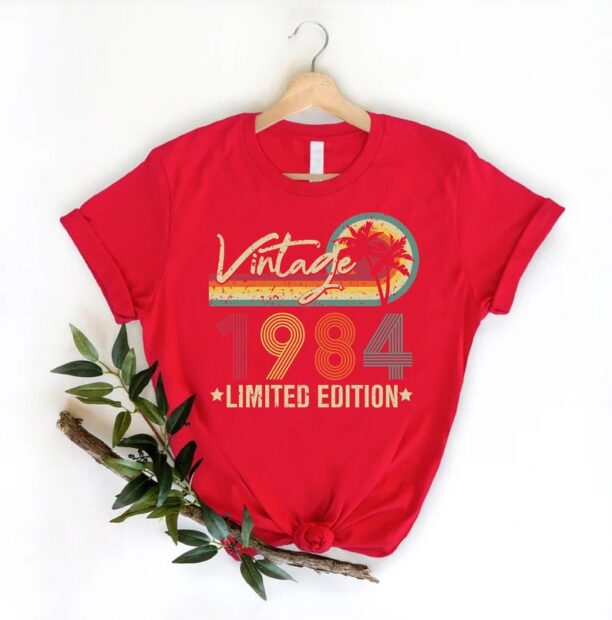 1984 Birthday Shirt, Vintage 1984 Birthday Gift, 40th Birthday Shirt, 40th Birthday Gift, Fabulous 40 Shirt