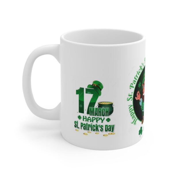 Saint Patrick's Day mug, Leprechaun mug, Ceramic Mug 11oz, Gift for Him her, Teacher mug, Birthday mug