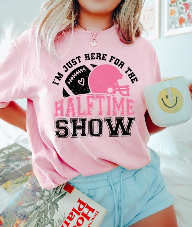 I'm Just Here For The Halftime Show Sweatshirt, Football Game Day Shirt, Team Halftime Sweater, Funny Football T-Shirt