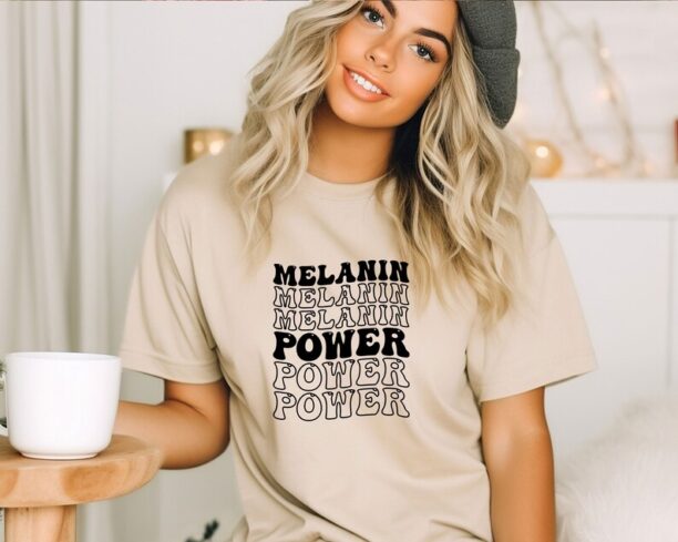 Melanin Power Shirt, Black History TShirt, Black Lives Matter Shirt, Black Culture Shirt, Human Rights, Black Pride Tee