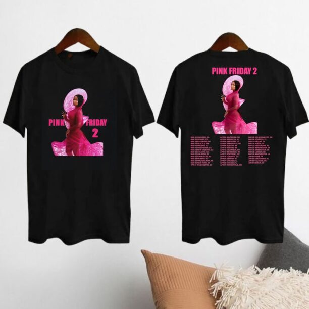 Graphic Pink Friday 2 Nicki Minaj TShirt, Gag City Shirt, Nicki Minaj Pink Friday 2 Tour 2024 Shirt