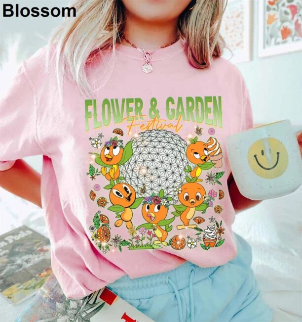 Orange Bird Sunshine Comfort Colors Shirt, Disney Orange Bird Shirt, Epcot Flower and Garden Festival 2024 Shirt