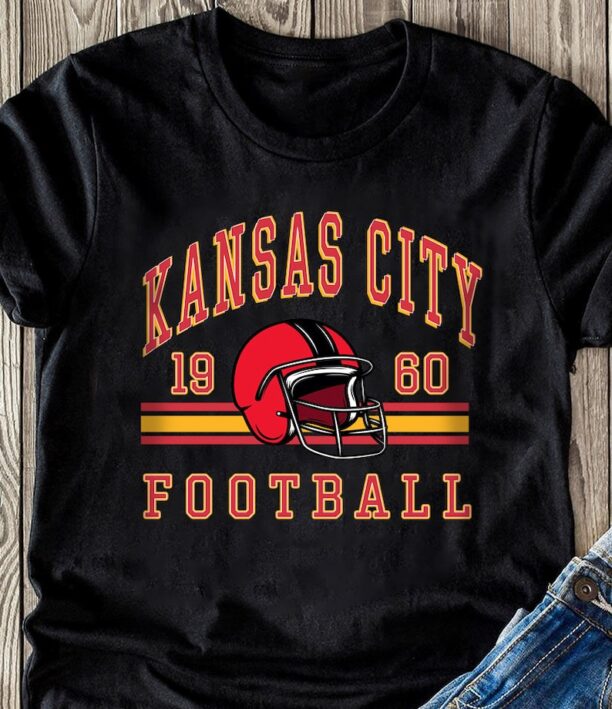 Vintage Kan.sas Football Sweatshirt, Kansas City Hoodie gift Vintage Style Kan.sas Football Crewneck