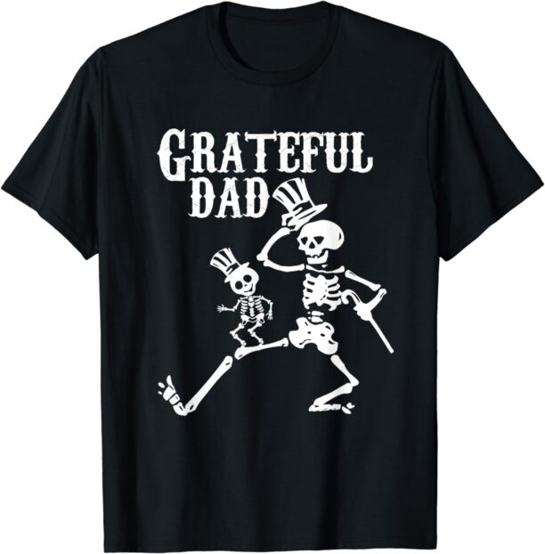 Grateful Dad Halloween Holidays Funny For Men Women T-Shirt