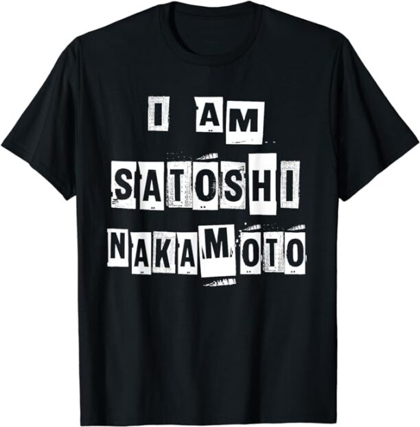 I Am Satoshi NakaMoto Creator of Bitcoin Meme Shirt T-Shirt