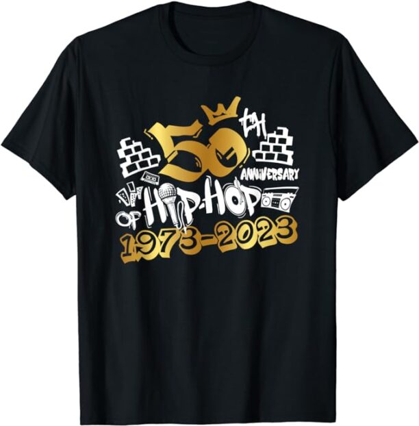 50 Years Hip Hop Preserve The Culture 50th Anniversary T-Shirt