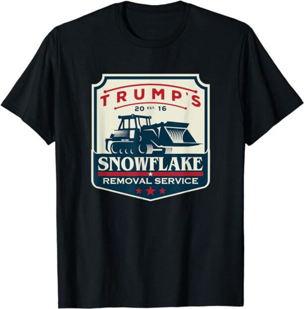 Trump's Snowflake Removal Service - Funny Donald Trump 2020 T-Shirt