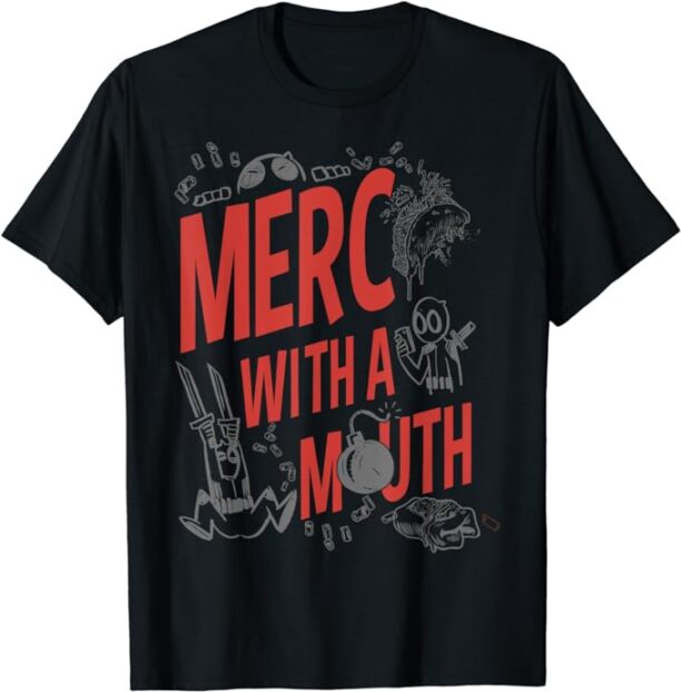 Marvel Deadpool Merc With A Mouth T-Shirt