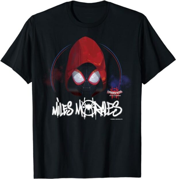 Marvel Spider-Man Spiderverse Red Hood T-Shirt