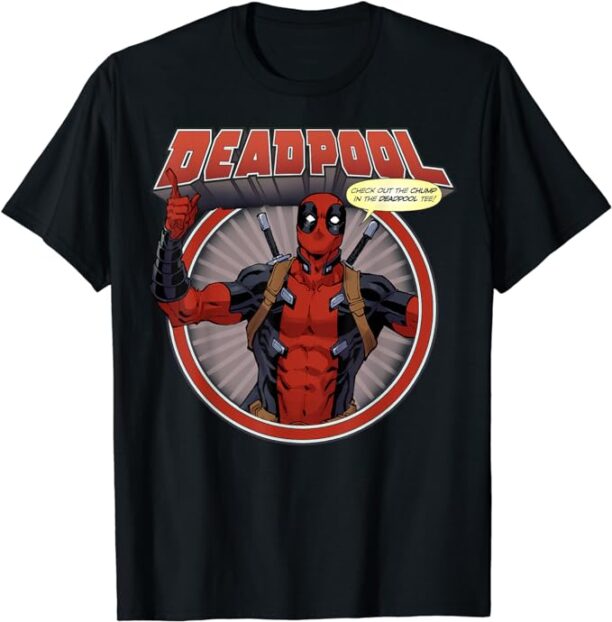 Marvel Deadpool Chump In The Deadpool Tee T-Shirt