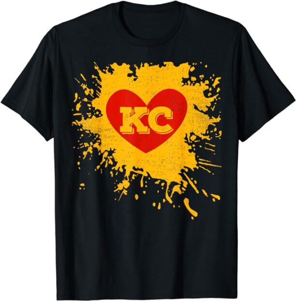 I Love KC Heart I Love Kansas City Heart KC 2021 I Heart KC T-Shirt