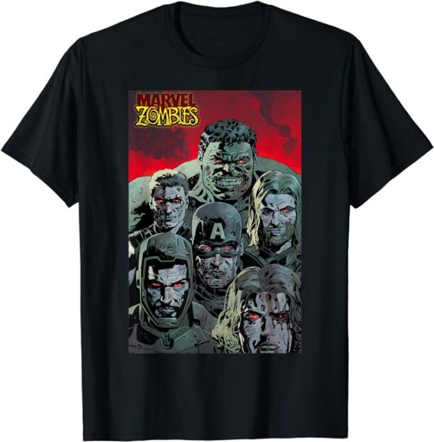 Marvel Zombies Avengers Zombie Group Shot T-Shirt
