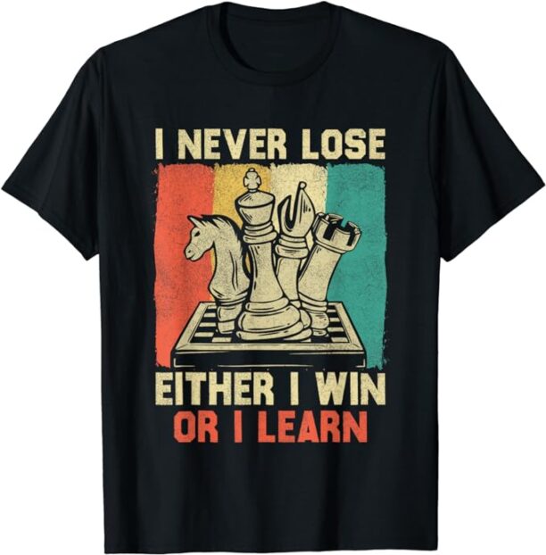 Cool Chess Piece Lovers Teen Boys Gifts For Chess Players T-Shirt