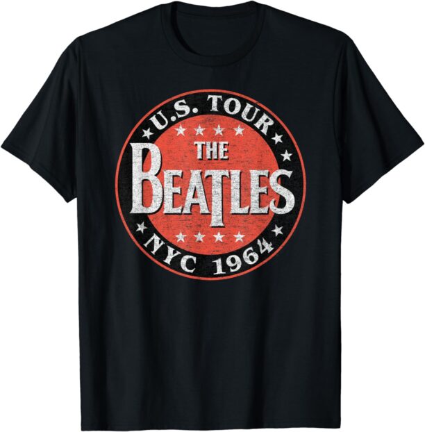 The Beatles US Tour NYC 1964 Short Sleeve T-Shirt