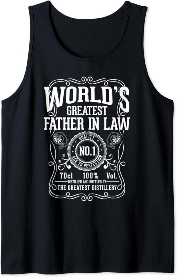 Fathers Day Worlds Greatest Father In Law Tank Top