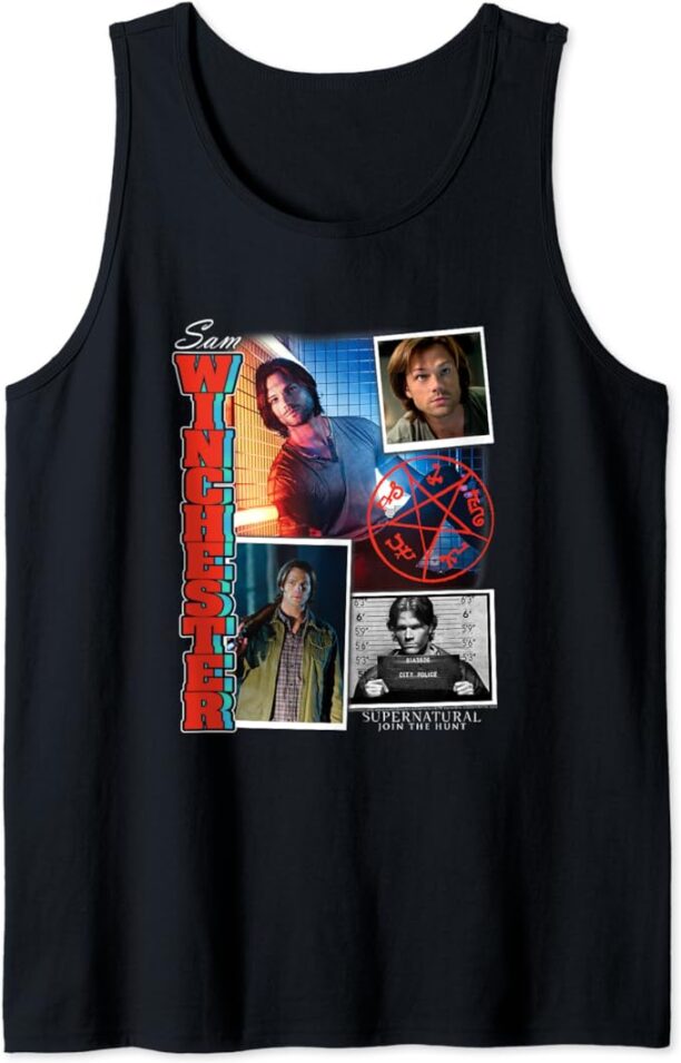 Supernatural Sam Winchester Collage Tank Top