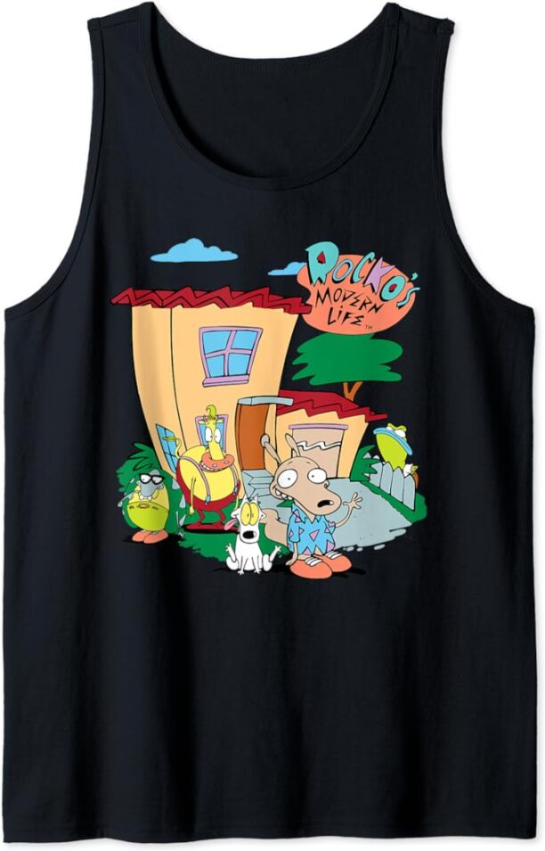 Hey Arnold Neighborhood Poster Tank Top