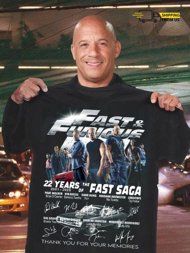 Fast And Furious T-Shirt, Fast And Furious Shirt, Vin Diesel Shirt, Fast X Movie Anniversary Shirt, Dominic Toretto