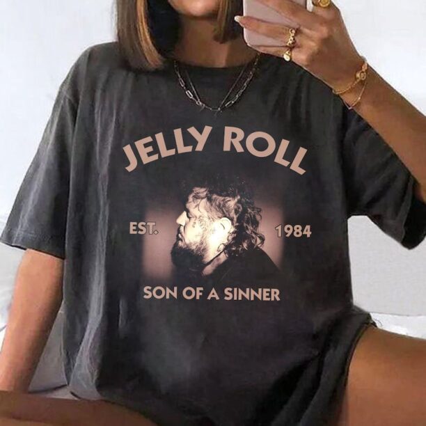 JellyRoll 1984 Son Of A Sinner Album Graphic Shirt, JellyRoll Rap Hip Hop Graphic T-Shirt