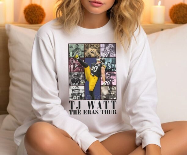 TJ Watt The Eras Tour Shirt, Vintage 90s FootballT-Shirt, Vintage TJ Watt T-Shirt, America Football Sweatshirt