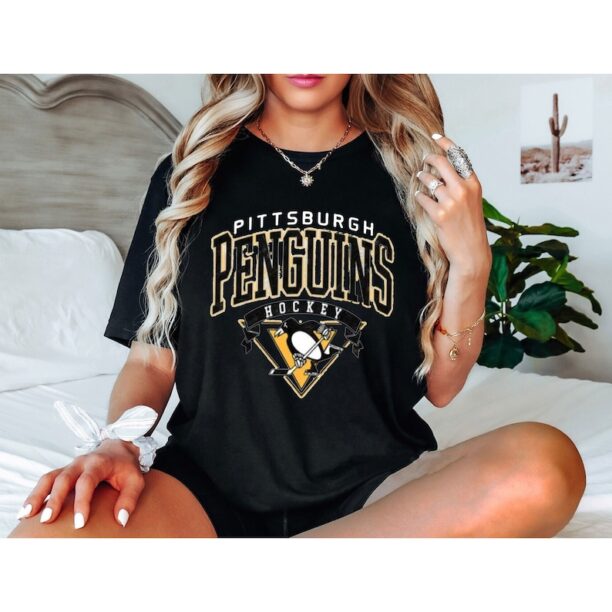 Pittsburgh Penguins Sweatshirt, Hockey Pittsburgh Penguin Shirt, Pittsburgh Hockey Tshirt