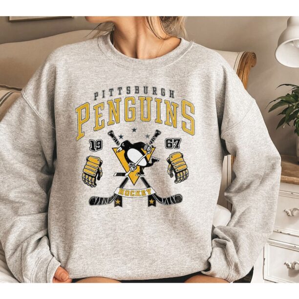 Pittsburgh Penguins Sweatshirt, Pittsburgh Hockey Tshirt, Pittsburgh Shirt, Pittsburgh Penguins Hockey Sweater