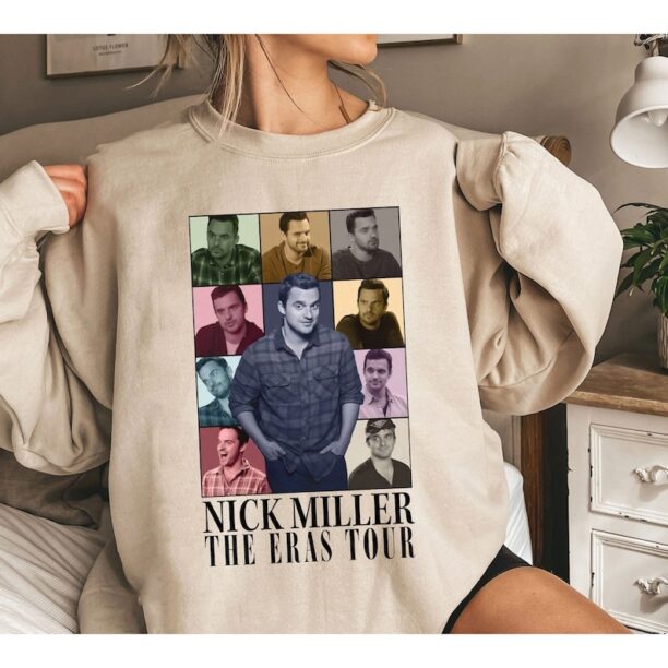 Nick Miller Eras Tour Shirt, Vintage Nick Miller Sweatshirt, Nick Miller Homage Tshirt, New Girl Movie Shirt