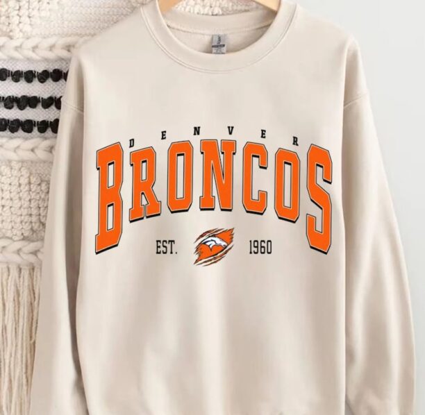 Vintage Denver Football Shirt Football shirts, Denver sweatshirts, football crewnecks, and football fan gifts