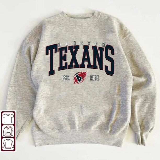 Houston Football shirt, Houston Football SweatShirt, Houston TX Crewneck, Houston Gift for Fan