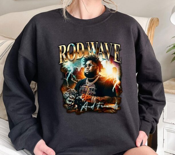 Rod Wave Nostalgia Sweatshirt, Rod Wave Nostalgia 90s Rap Music T-shirt, Beautiful Mind Tour Tee, Rod Wave Shirt