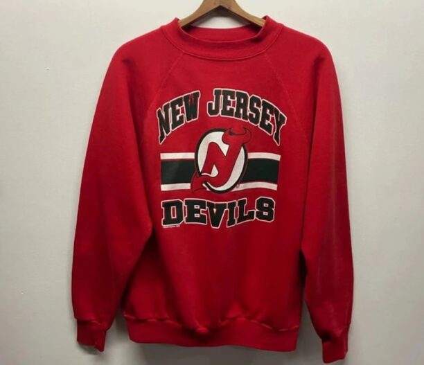 Vintage 90s New Jersey Devils Shirt, New Jersey Devils Shirt, New Jersey Devils Hoodie, New Jersey Devils shirt