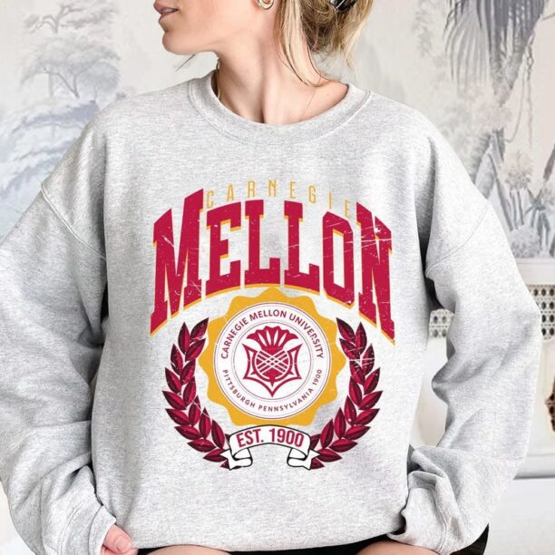 Mellon University Shirt, Vintage Carnegie Mellon University Shirt, Carnegie Mellon College, Carnegie Mellon University