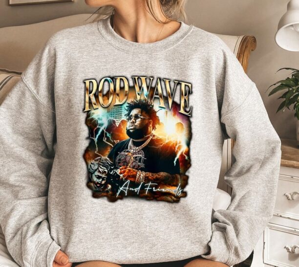 Rod Wave Nostalgia Sweatshirt, Rod Wave Nostalgia 90s Rap Music T-shirt, Beautiful Mind Tour Tee, Rod Wave Shirt