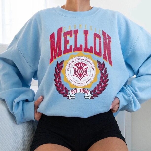 Mellon University Shirt, Vintage Carnegie Mellon University Shirt, Carnegie Mellon College, Carnegie Mellon University