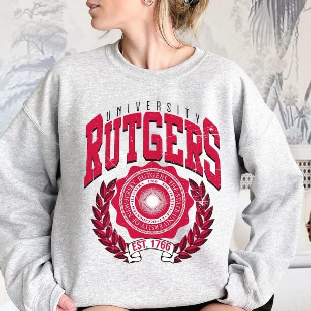 Vintage style Rutgers University shirt, Rutgers University Shirt, Rutgers College Shirt, Rutgers University shirt