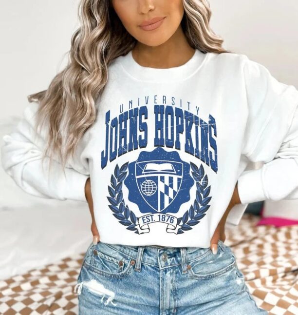 Johns Hopkins University Vintage style Shirt, Johns Hopkins University Shirt, Johns Hopkins College