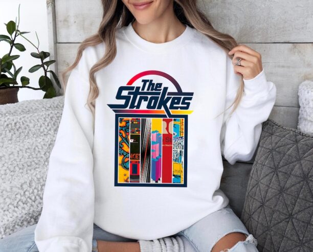 Vintage The Stroke.s Shirt, The Strokes Vintage Shirt Made In USA, Gift Music Lovers, Rock Band Sweatshirt