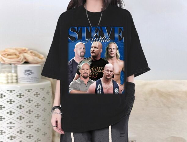 Steve Austin T-Shirt, Steve Austin Shirt, Steve Austin Tees, Steve Austin Unisex, Unisex T-Shirt, Trendy Sweatshirt