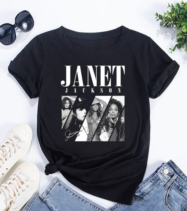 Janet Jackson Signature Shirt, 90s Vintage Janet Jackson Shirt, Janet Jackson Fan Gift Shirt