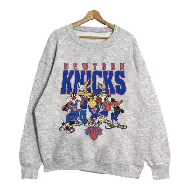 Vintage New York Looney Tunes SweatshirtT-Shirt, Knicks Basketball 2022-23 Shirt, Unisex T-shirt Sweater Hoodie