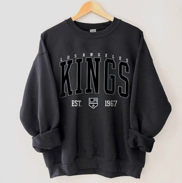 Los Angeles Crewneck, Vintage Style Los Angeles Kings Sweatshirt, Los Angeles Sweatshirt, College Sweatshirt