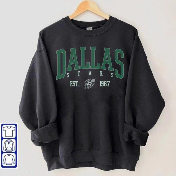 Vintage 90s Dallas Stars shirt, college sweatshirt, hockey fan gifts, crewneck, Christmas gift, and Dallas Stars