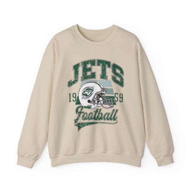 Vintage Jets Football Sweatshirt, Clayton Aaron Rodgers Shirt Retro Foobal American Crewneck