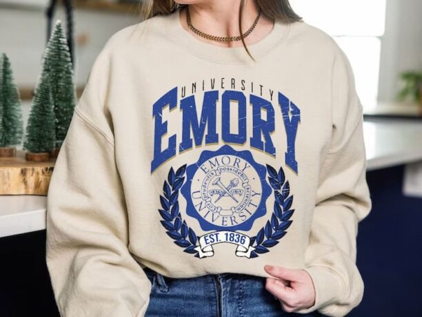Emory University Sweatshirt, Vintage Emory University Sweatshirt, Emory College Shirt, Emory University Sweatshirt