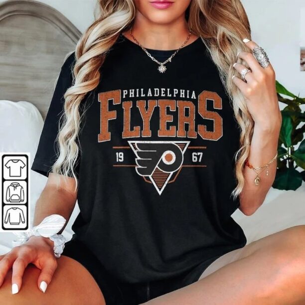 Vintage 90s Philadelphia Flyers Sweatshirt, Philadelphia Flyers Unisex t-shirts, long-sleeved t-shirts