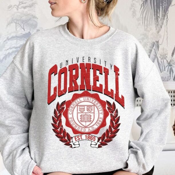 Cornell University Vintage style Sweatshirt, Cornell University Shirt, Cornell College Shirt, Cornell University Shirt